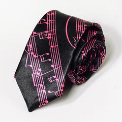 Fashion Casual 5cm Piano Tide Student Note Personality Music Narrow Tie